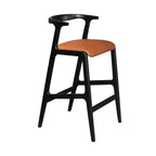 Tabouret Boucle Cognac