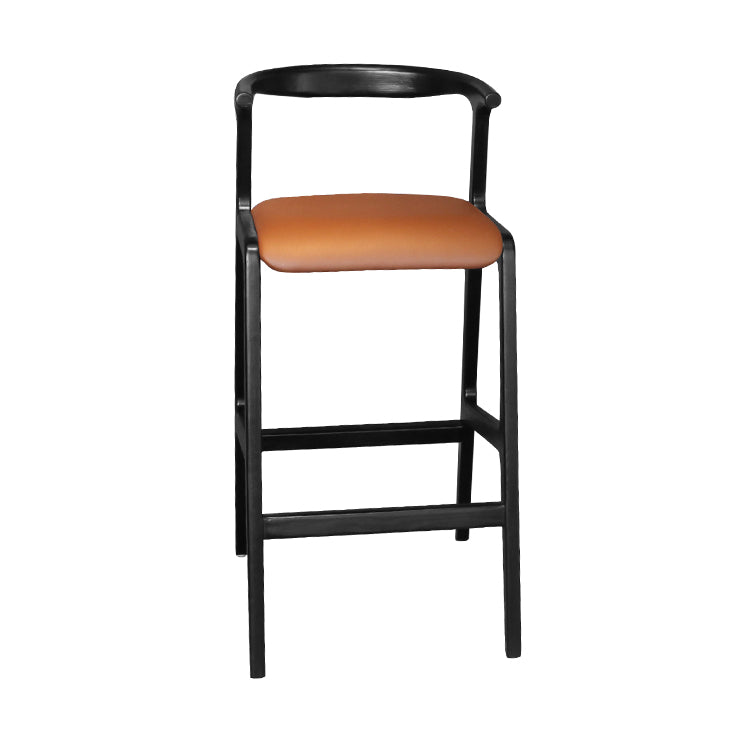 Tabouret Boucle Cognac