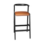 Tabouret Boucle Cognac