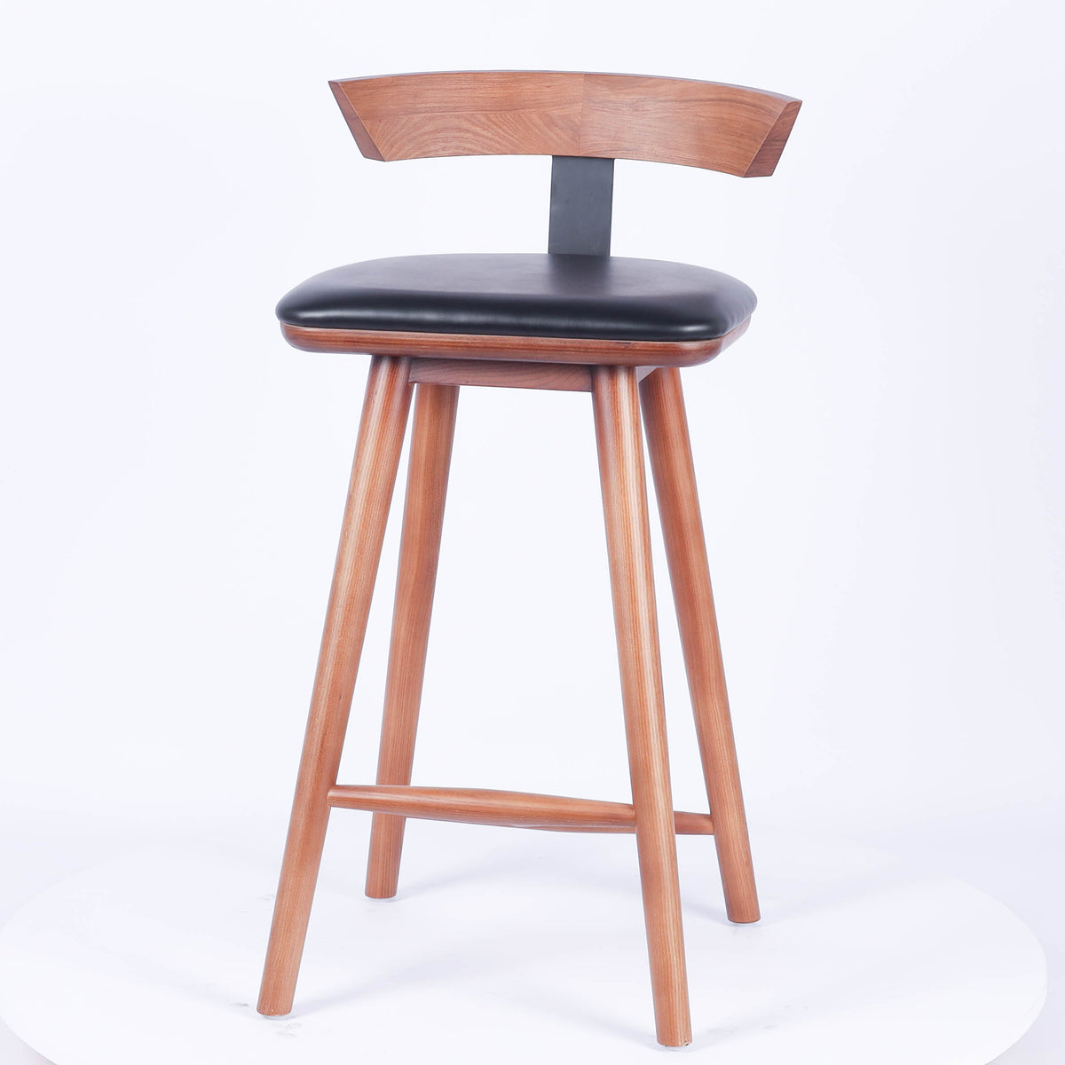 Tabouret Croissant Noir