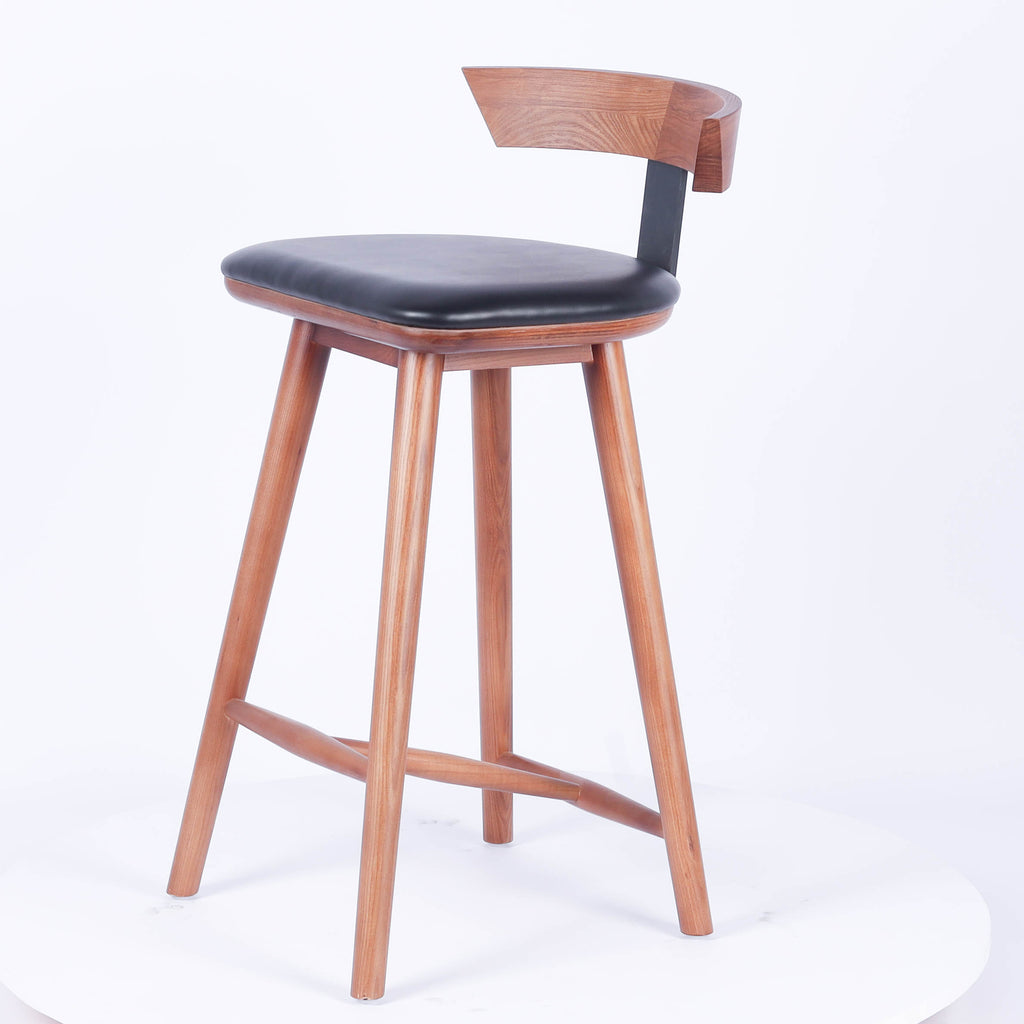 Tabouret Croissant Noir