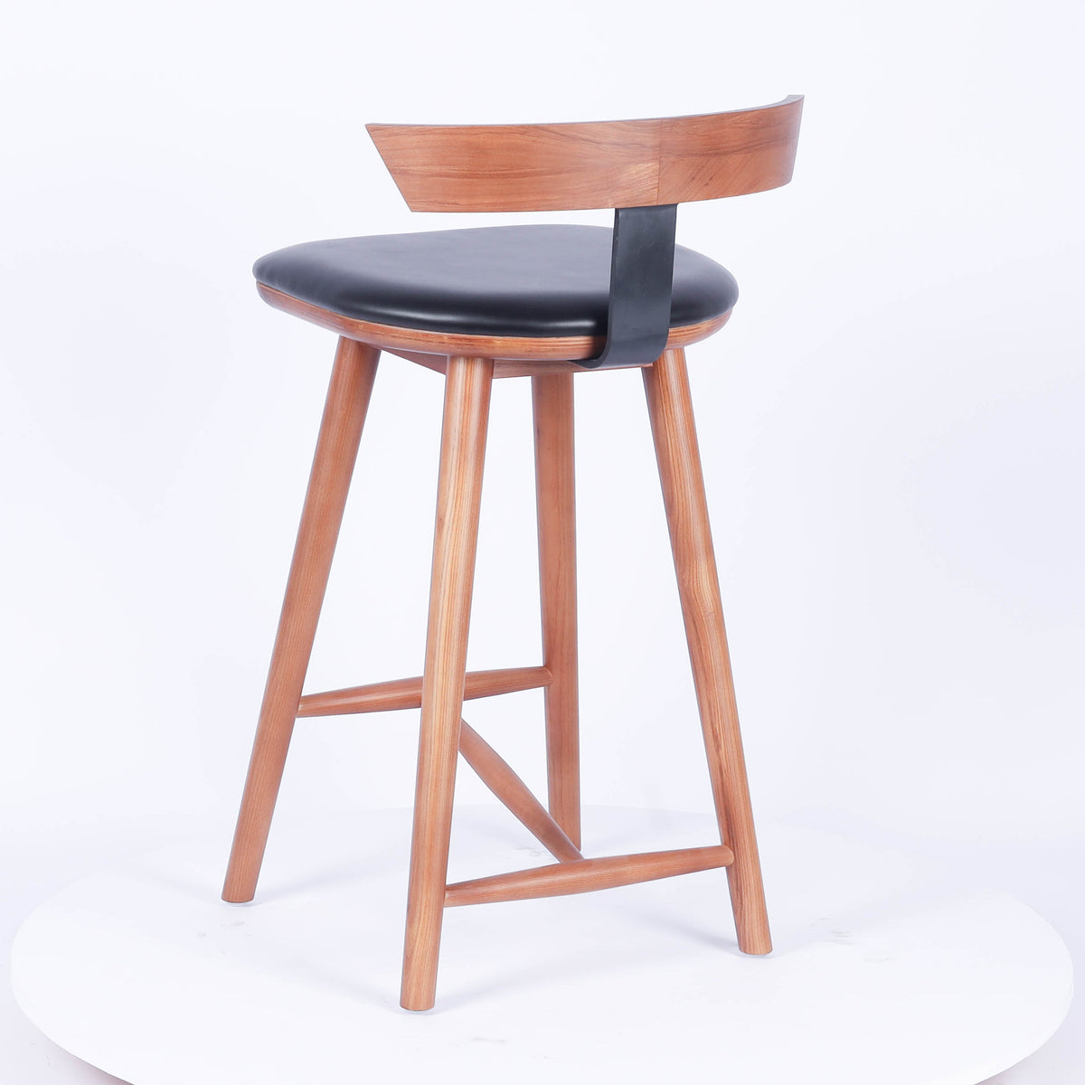 Tabouret Croissant Noir