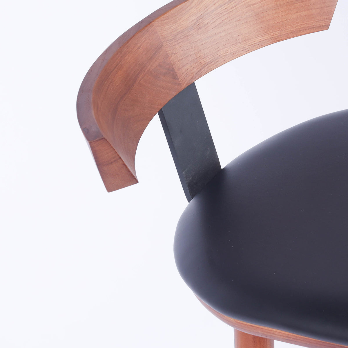 Tabouret Croissant Noir