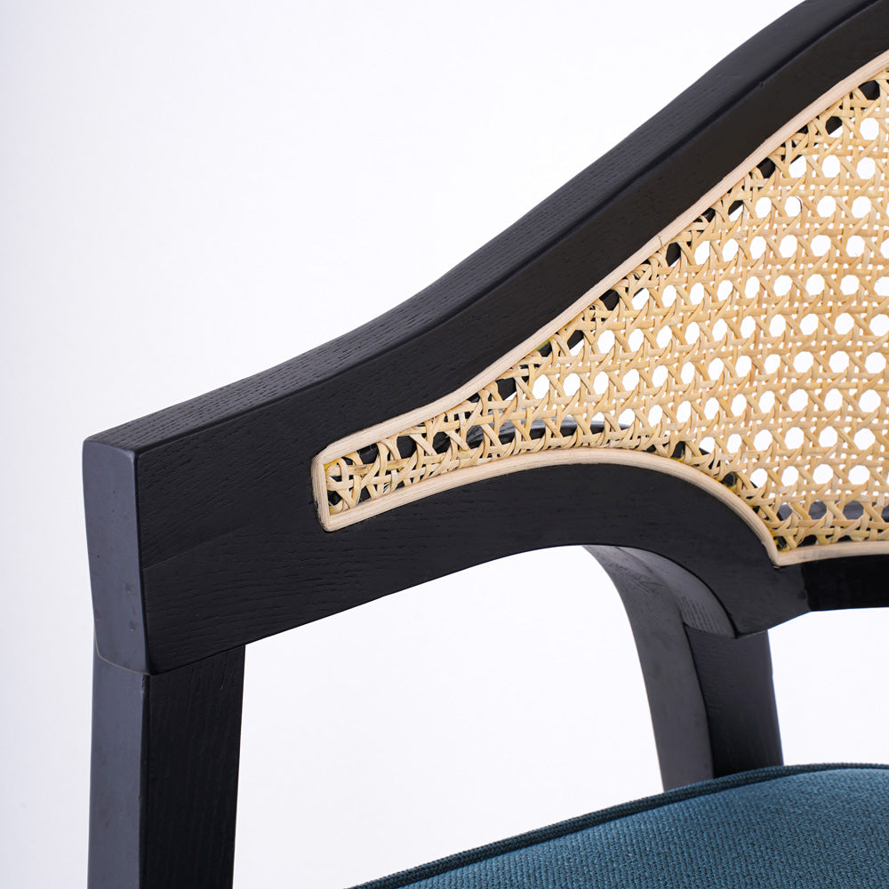 Tabouret Plume Canné