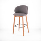 Tabouret Coquille Gris