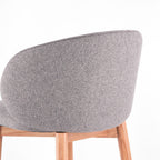 Tabouret Coquille Gris