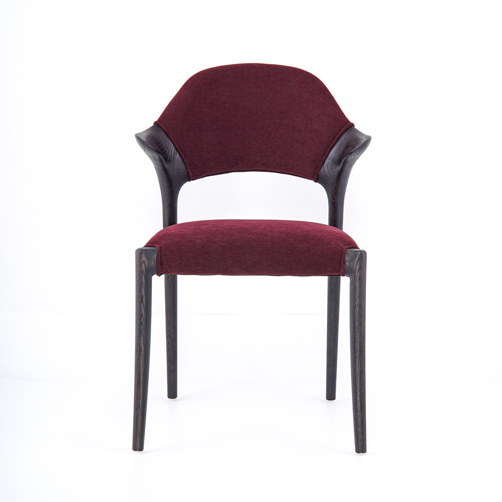 Chaise Ailes Bordeaux