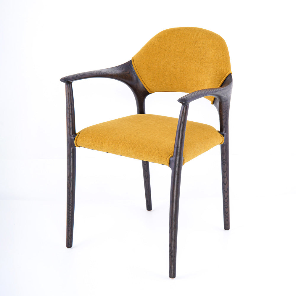 Chaise Courbe Moutarde