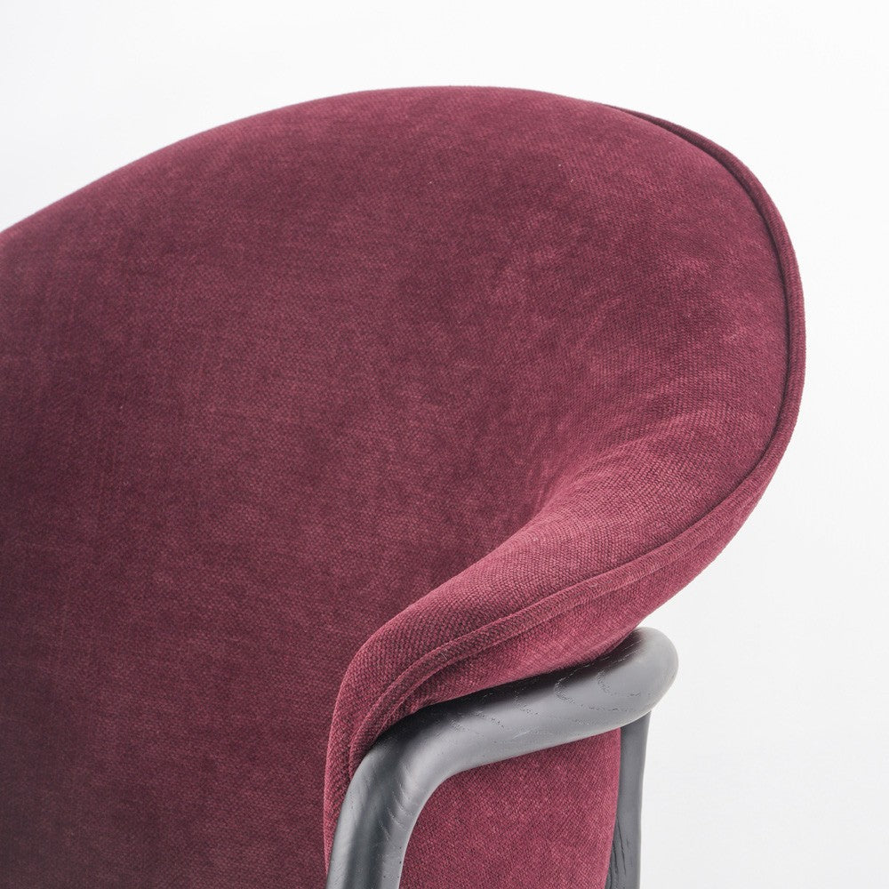 Chaise Coupe Bordeaux
