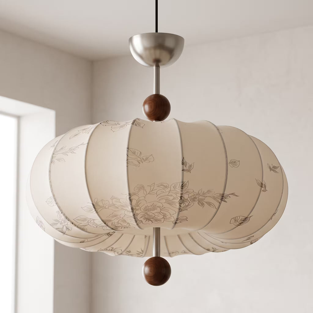 Suspension Potiron Blanc Noyer